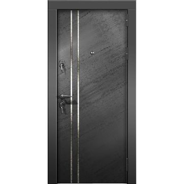 Įėjimo / ,,šarvo“ durys, išorinės panelės plastikas. Modelis 206-2