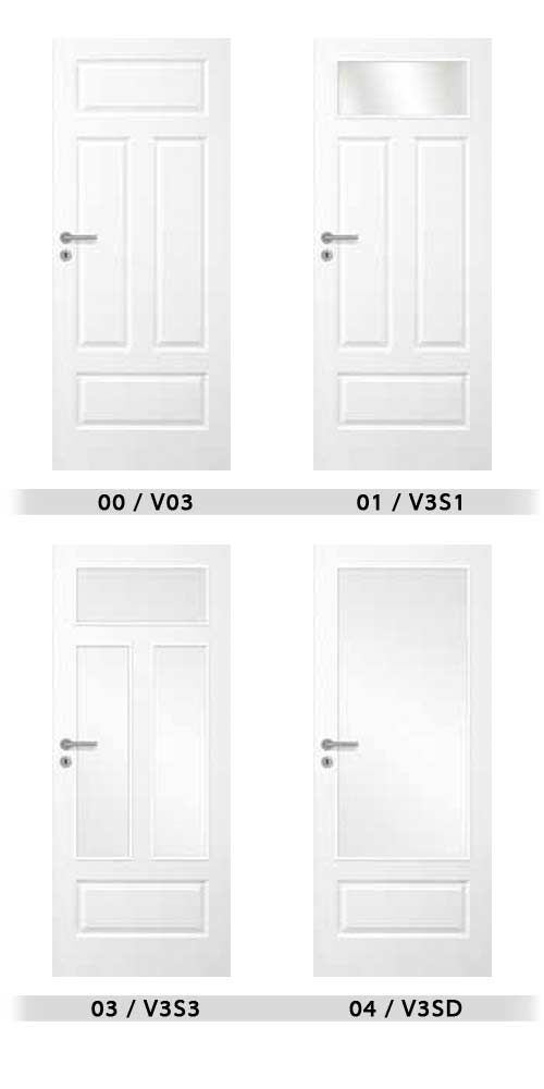 Nematomos durys RD10 gruntuotu paviršiumi (dažomos)